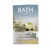 Bath Winter Tea Towel